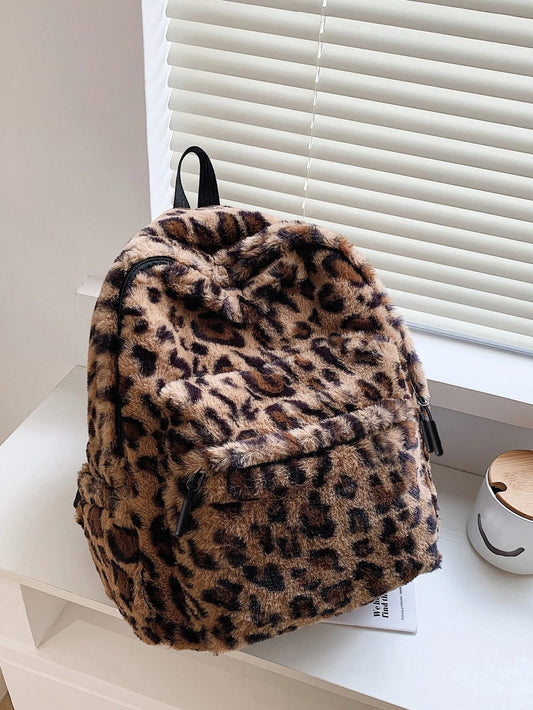Feline Fantasy Leopard Print Tote Bag