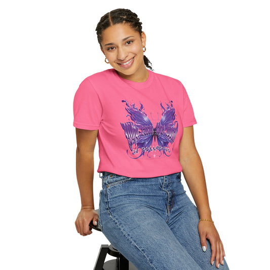WHO RUNS THE WORLD – Butterfly Flame Streetwear Graphic Tee